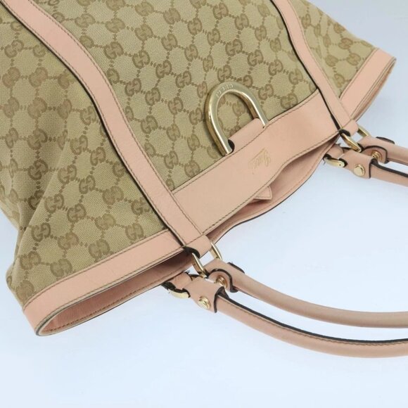 GUCCI GG Canvas Tote Bag Beige - Picture 7 of 15